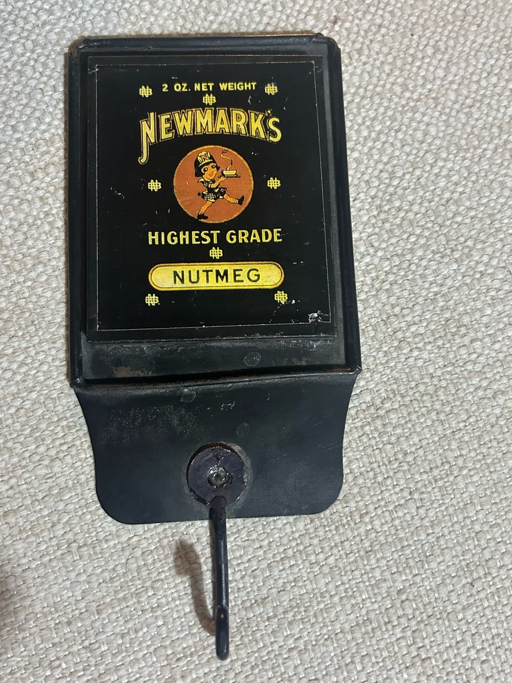 Newmark vintage Nutmeg wall hook
